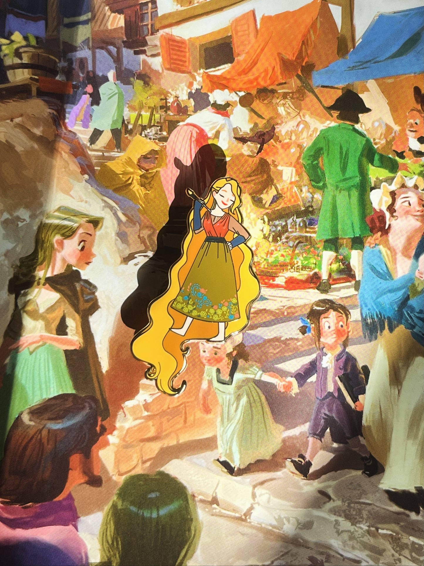 Painter Punzie Fantasy Pin