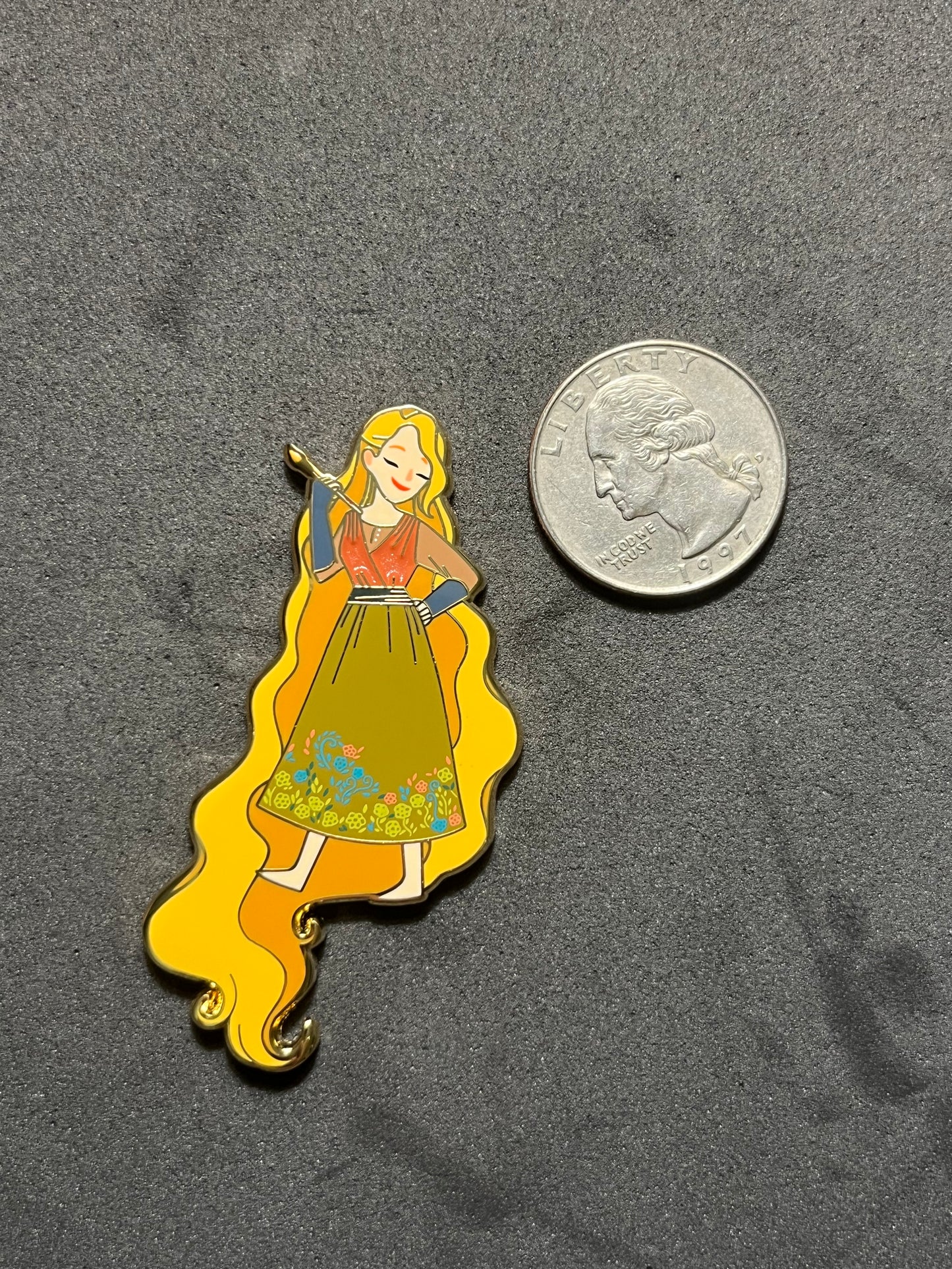 Painter Punzie Fantasy Pin