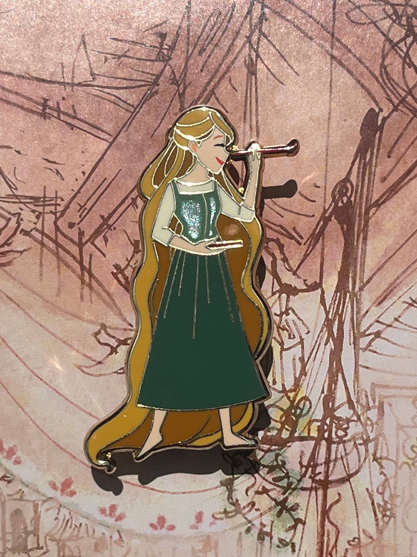 Painter Punzie Series Fantasy Pin
